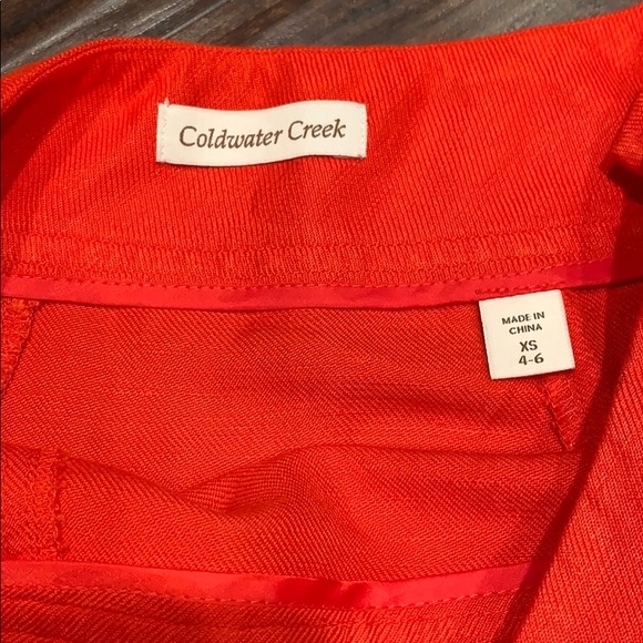 Coldwater Creek XS size 4-6 linen blend skirt - Picture 2 of 5